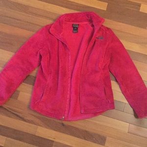 Pink North Face jacket